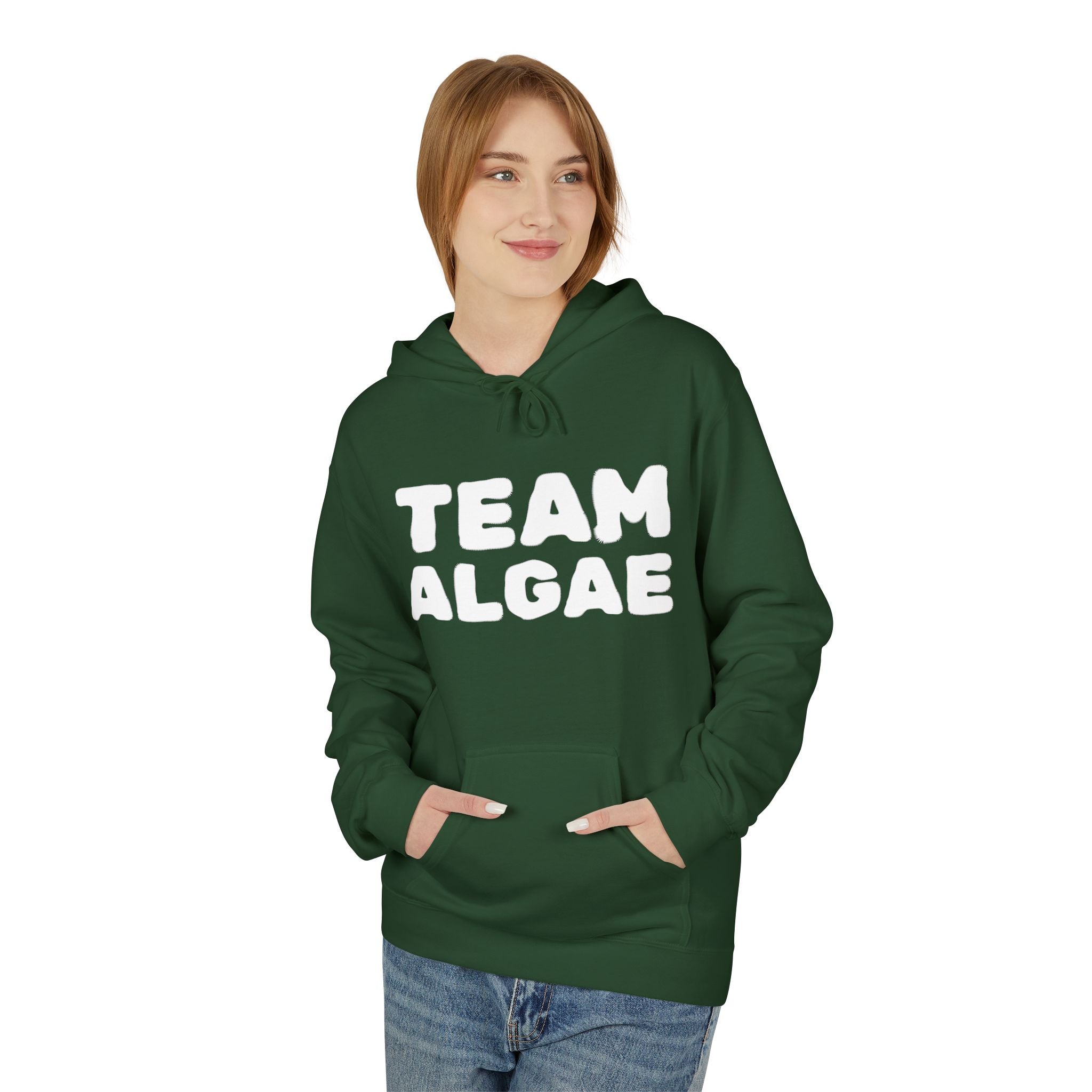 Hoodie - Team Algae Green Graphic Hoodie