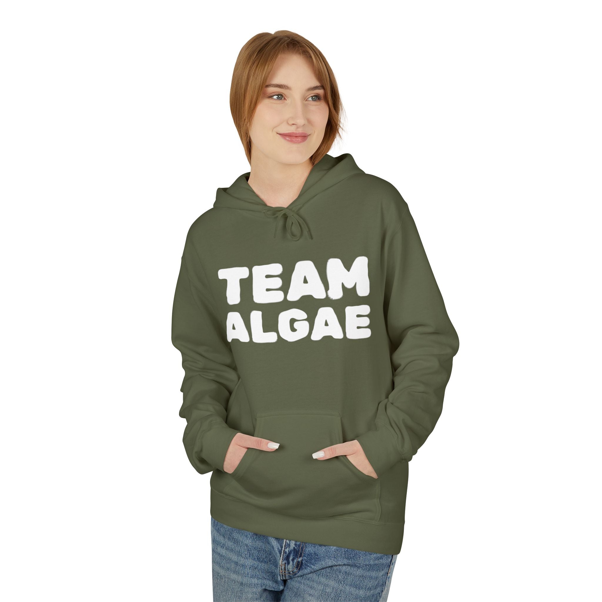 Hoodie - Team Algae Green Graphic Hoodie